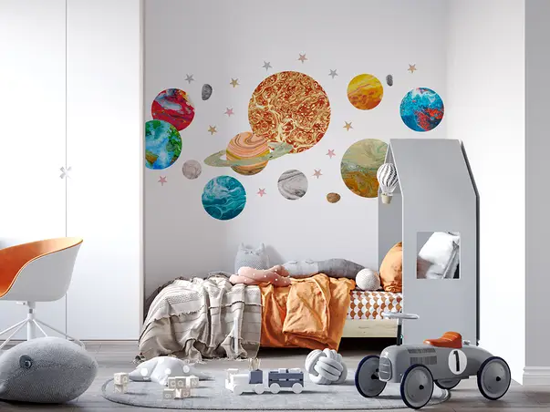 Set stickere copii model planete 3