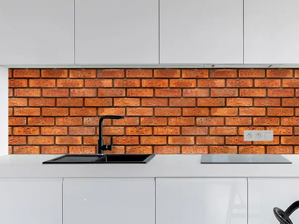 Simulare autocolant caramida rosie 3