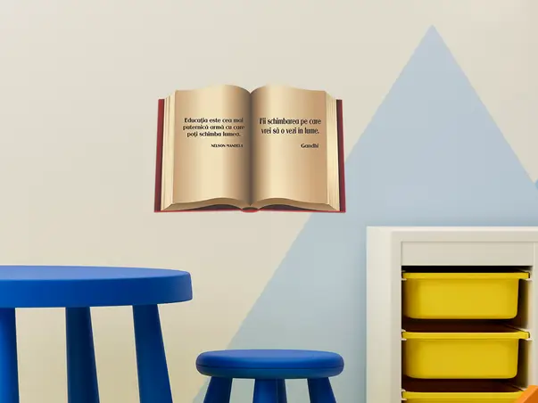 Simulare sticker carte citate m3