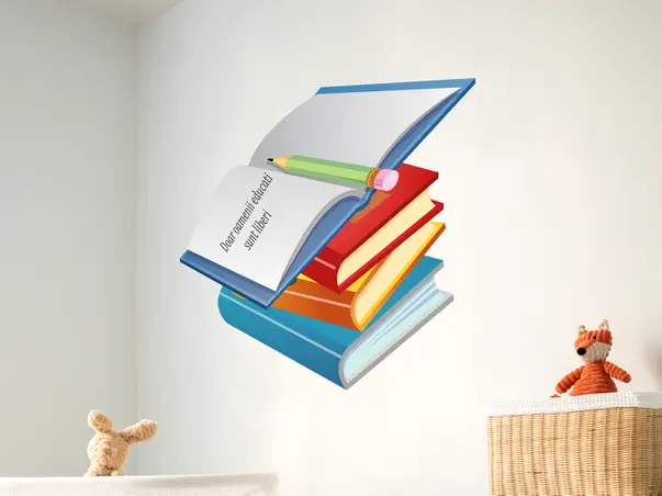 Simulare sticker citate carte b3