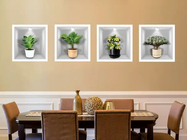 Sticker 3D nisa simulare 3