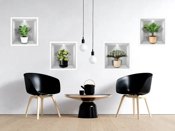 Sticker 3D nisa simulare 4