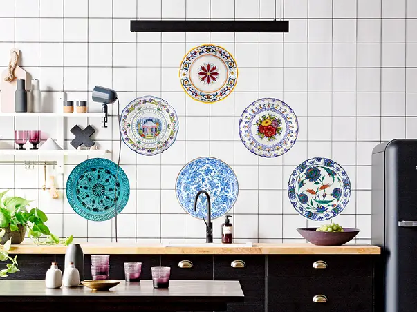 Sticker bucatarie Farfurii Folina 4