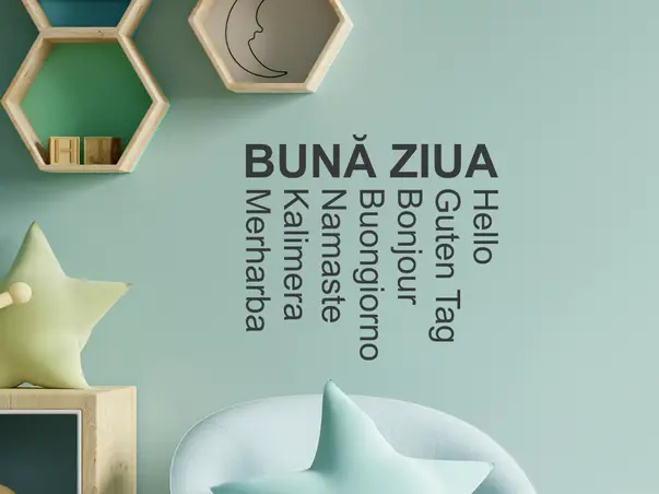 Sticker buna ziua negru v2