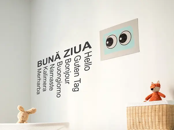 Sticker buna ziua negru v3