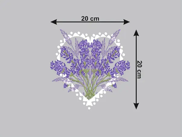 Sticker faianta lavanda 