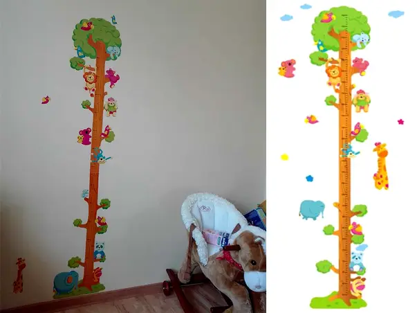 Sticker metru copii copac