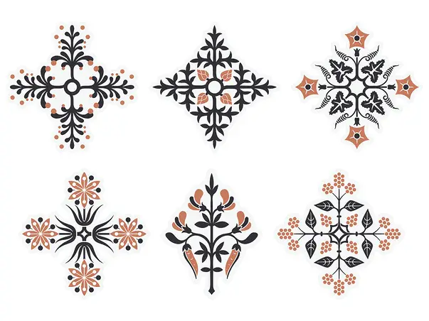 Sticker motive traditionale simulare 2