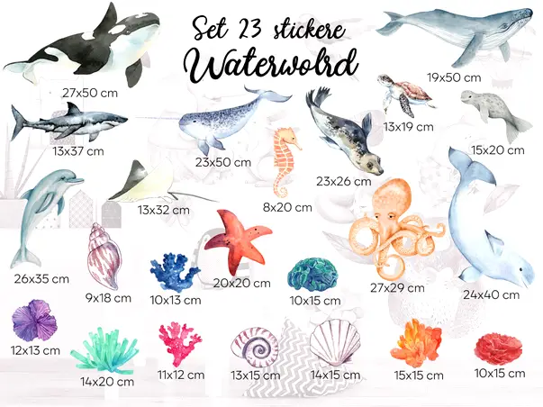 Stickere Waterworld simulare