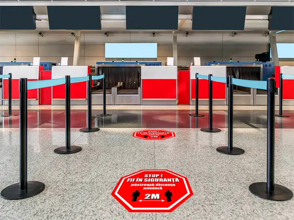 Stickere podea 6 simulare