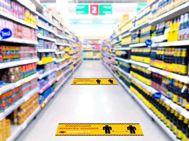 Stickere podea recomandari patreaza distanta 2