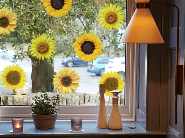 Stickere set 16 bucati floarea soarelui simulare 4