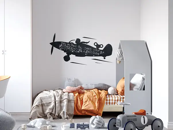 Tabla de scris copii avion 3