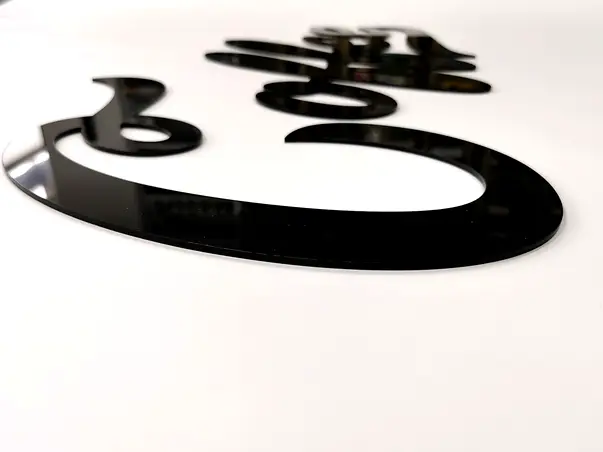 acril cafea poza 3 negru oglinda