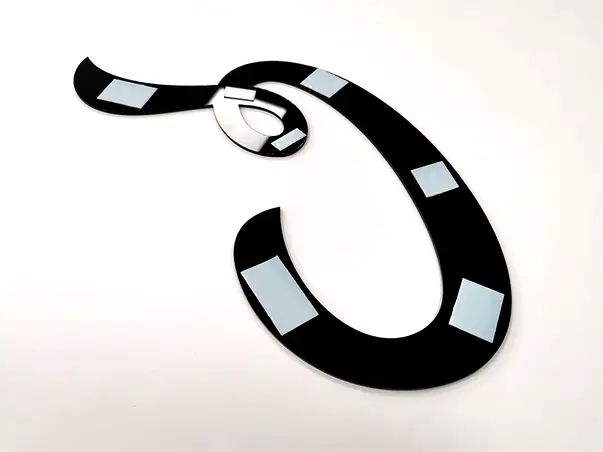 acril cafea poza 4 negru oglinda