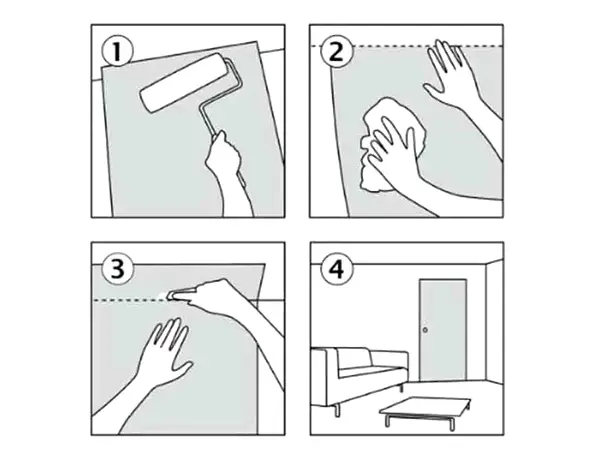 aplicare fototapet usa