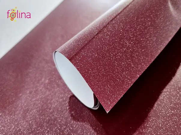 autocoalnt mobila bucatarie visiniu lucios cu picatele argintii