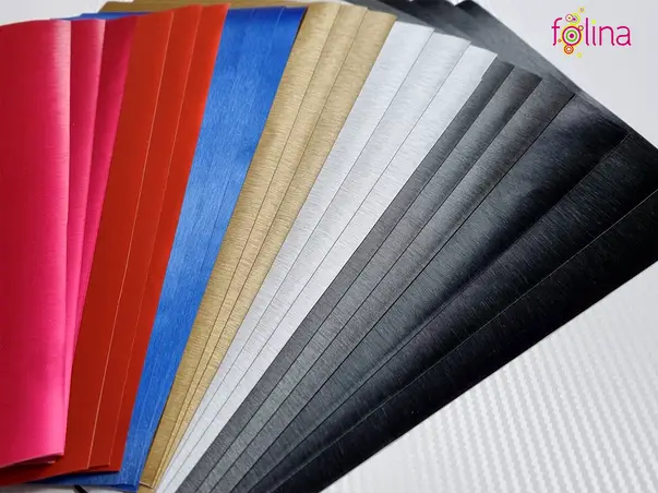 autocolant a4 brushed colorat