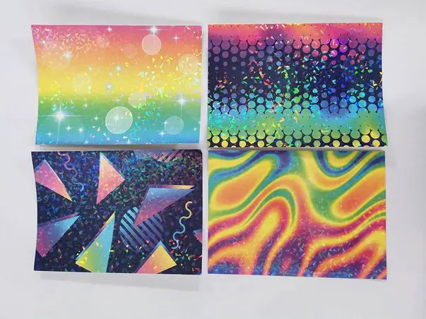 autocolant a4 holografic folina