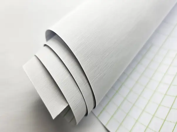 autocolant alb metalic brushed folina