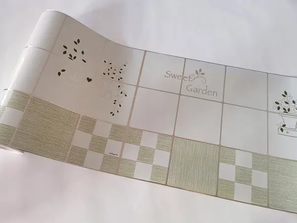 autocolant aluminiu model faianta sweet garden