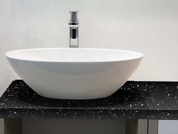 autocolant blat mobila granit negru