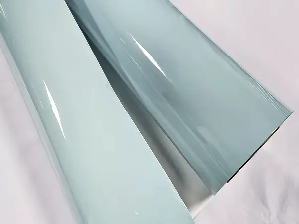 autocolant bleu cu aspect lucios