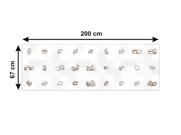 autocolant bucatarie faianta cafea x1