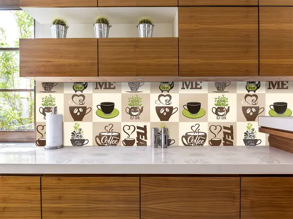 autocolant bucatarie model coffee time 4