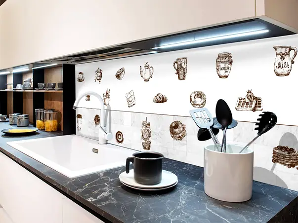 autocolant bucatarie ornamente vintage x