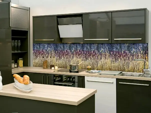 autocolant bucatarie pentru perete intre blat si corpurile suspendate