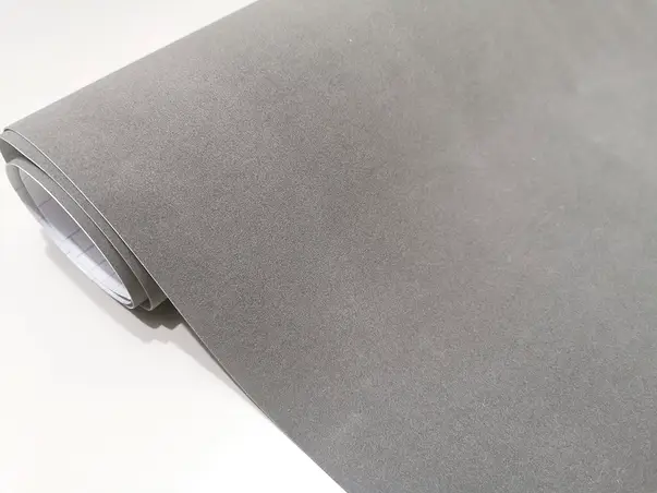 autocolant catifea gri folina 152 cm latime