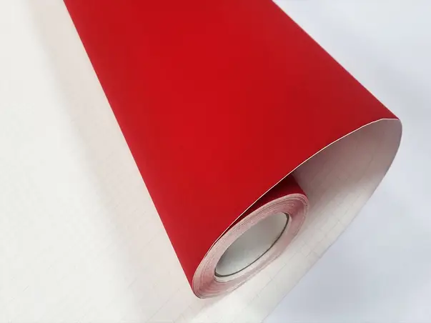 autocolant catifea rosie