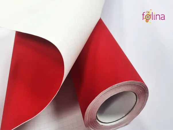 autocolant catifea rosie folina