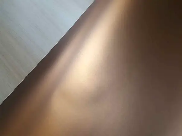 autocolant cu efect metalic aramiu print metal copper aslan 2