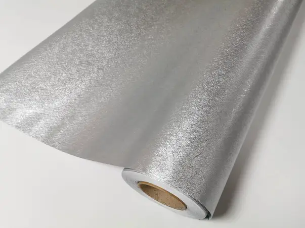 autocolant cu efect metalic argintiu