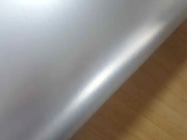 autocolant cu efect metalic argintiu print metal silver 3