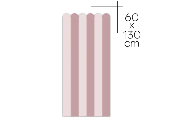 autocolant de perete in doua culori pentru camera copiilor model dungi roz folina s01
