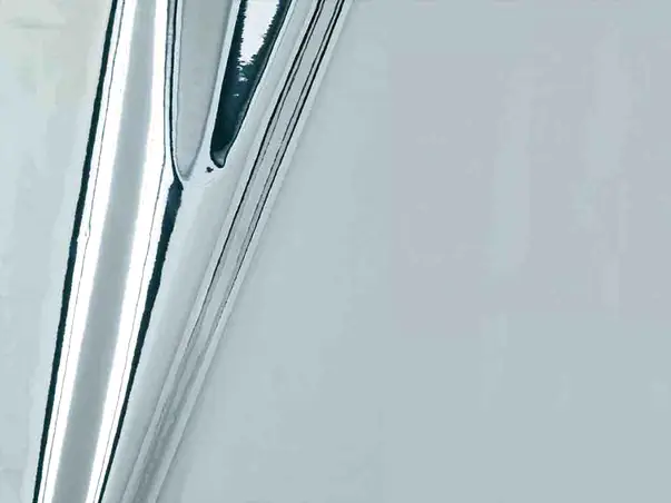 autocolant decorativ argintiu cu efect metalic