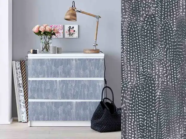 autocolant decorativ catifea gri tabora