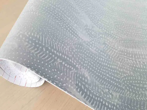 autocolant decorativ catifea gri tabora pana