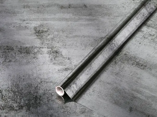 autocolant decorativ cu efect metalic argintiu vintage