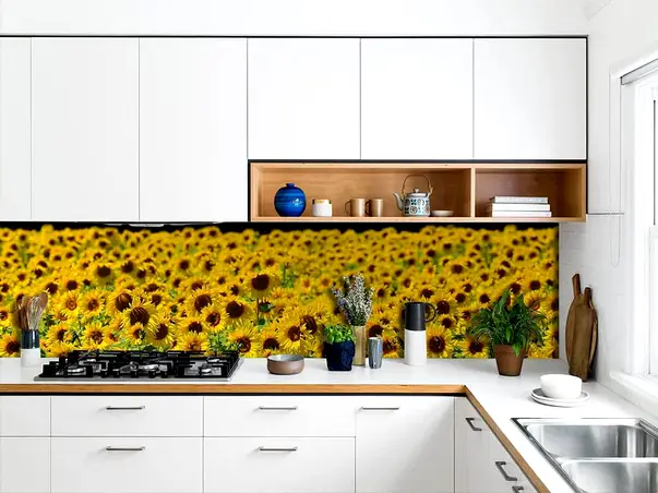 autocolant decorativ floarea soarelui