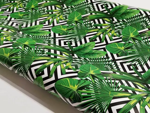 autocolant decorativ frunze exotice