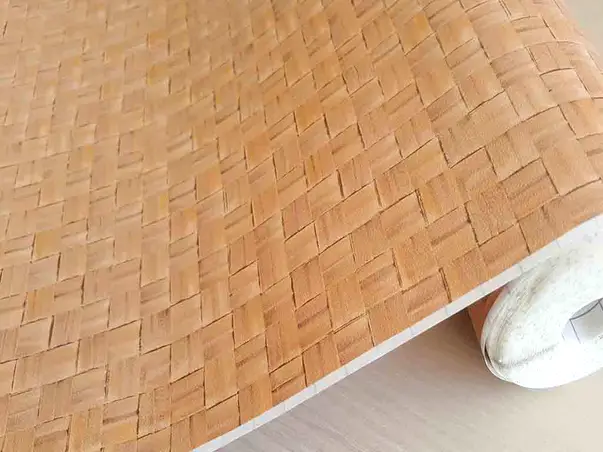 autocolant decorativ impletitura bej