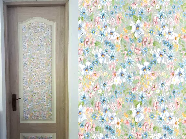 autocolant decorativ model floral romantic