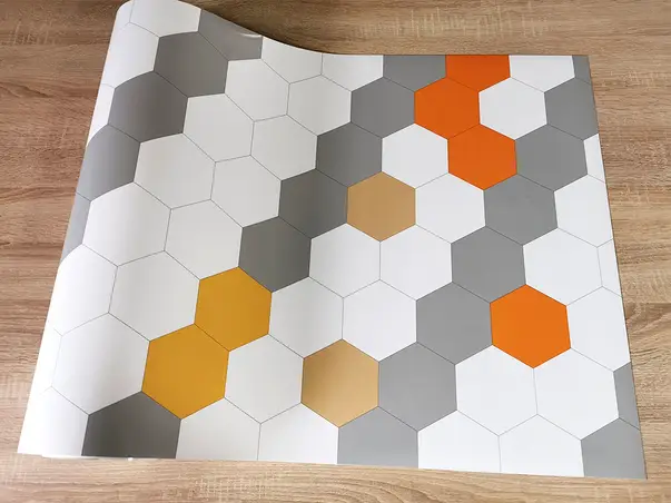 autocolant decorativ model hexagoane