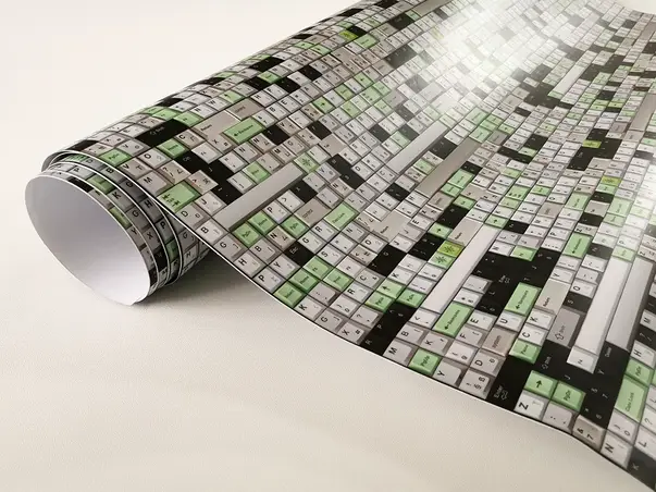 autocolant decorativ model tastatura 100 cm latime s1