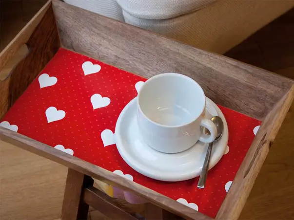 autocolant decorativ rosu