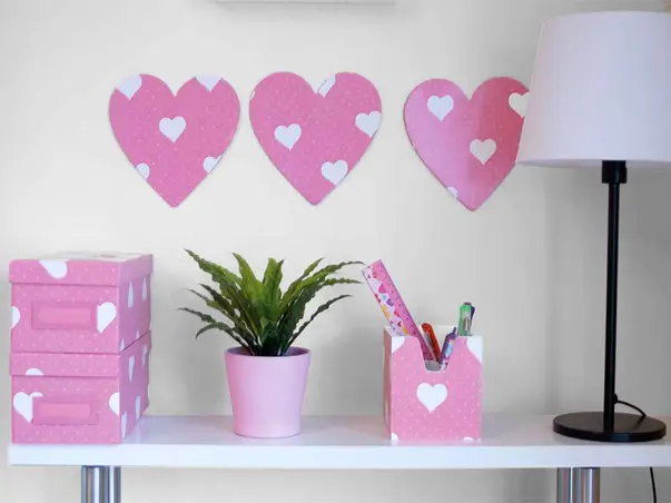 autocolant decorativ roz